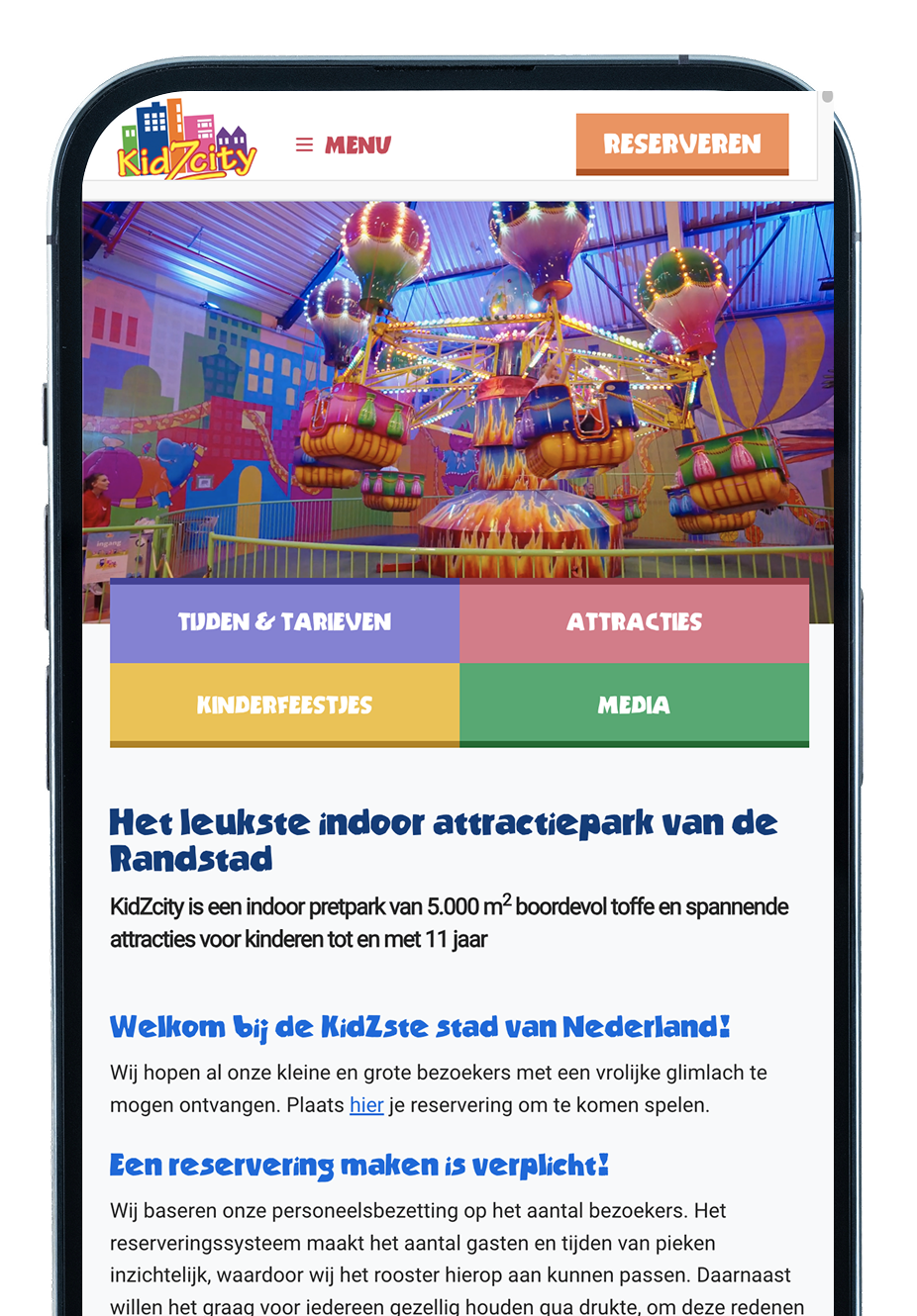KidZcity mockup